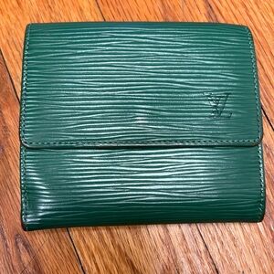 Louis Vuitton green Bi-fold wallet